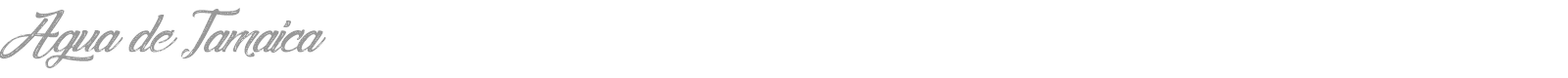 Agua De Jamaica font preview